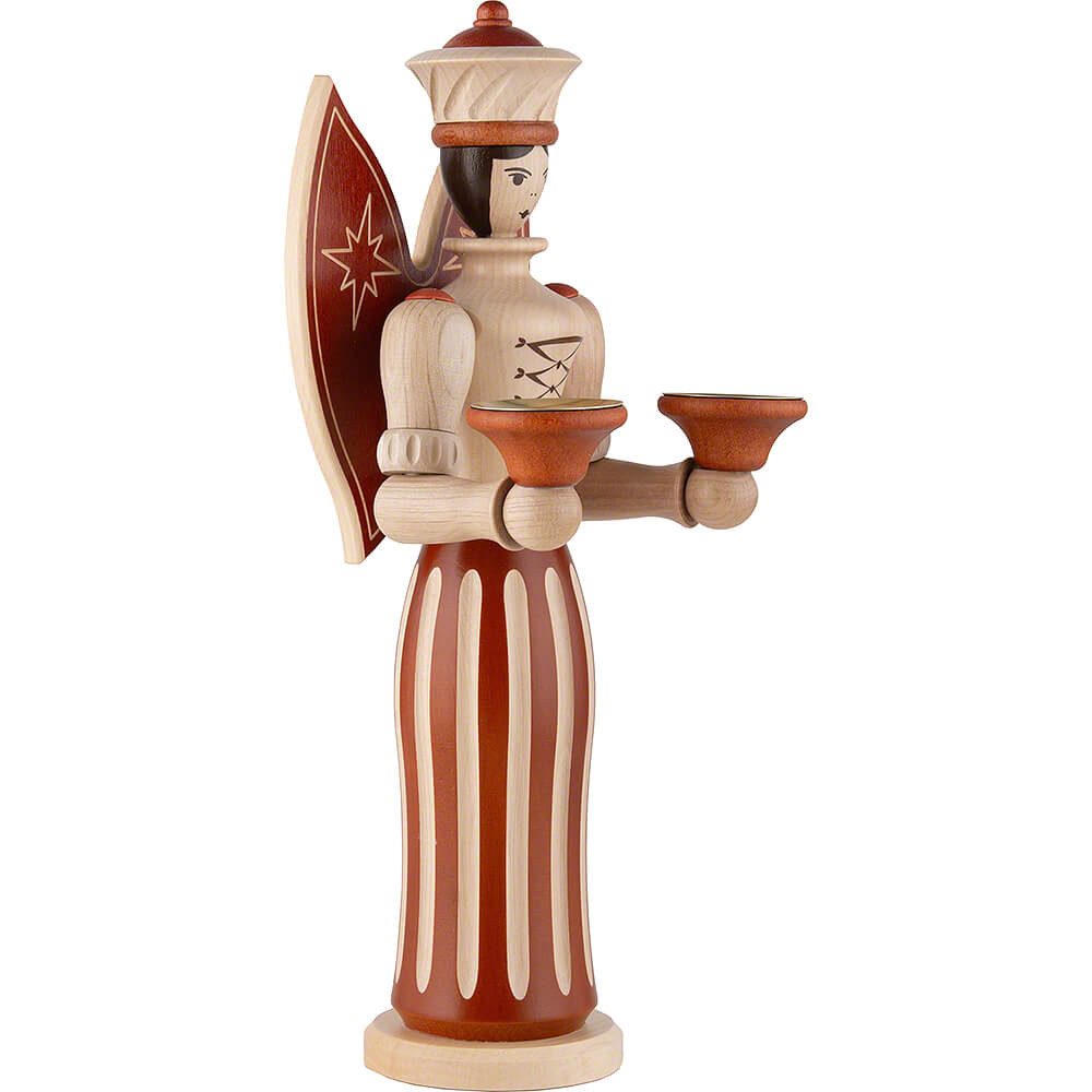 Zeidler Holzkunst Dekofigur Engel für Kerzen (30cm) von Zeidler Holzkunst