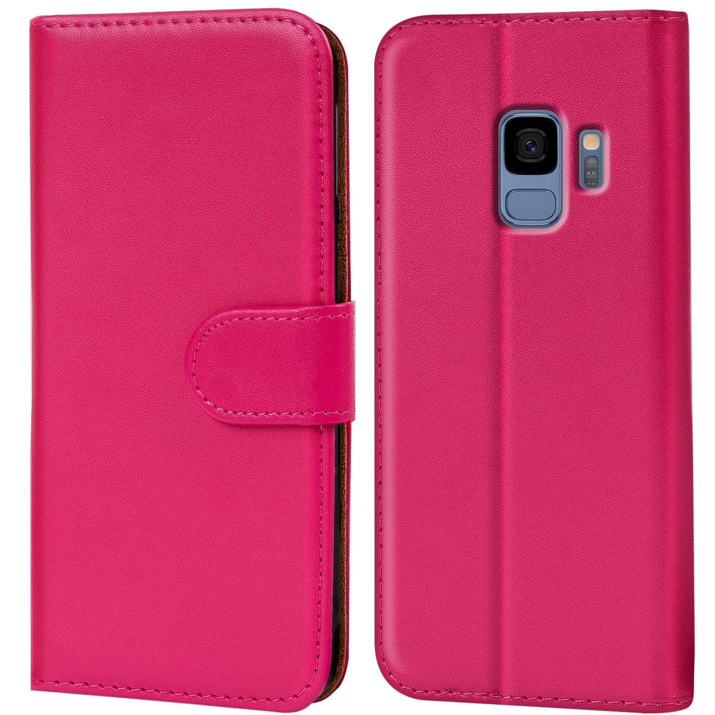 CoolGadget Handyhülle Book Case Handy Tasche für Samsung Galaxy S9 5,8 Zoll, Hülle Klapphülle Flip Cover für Samsung S9 Schutzhülle stoßfest