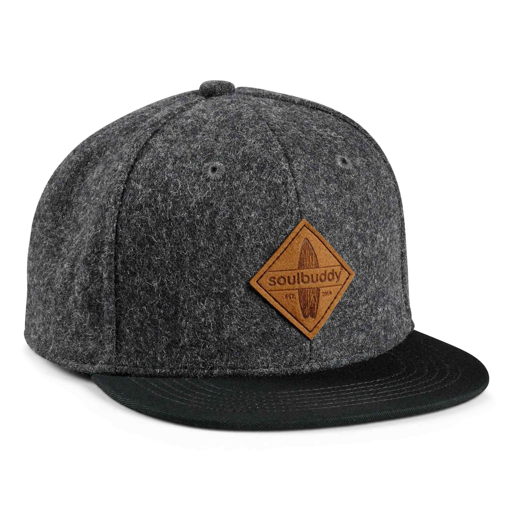 Soulbuddy Snapback Cap Kinder Cap, Basecap Kinder, Cap für Jungen & Mädchen, Cappy Kinder (Für Kita, Kindergarten & Schule, Minimalisches Design) 3 Kids Größen verfügbar