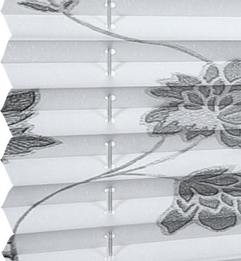 Plissee Plissee Concept zum Klemmen Flowers and Plants Blüte, GARDINIA, blickdicht, ohne Bohren, Klemmfix, in der Breite kürzbar
