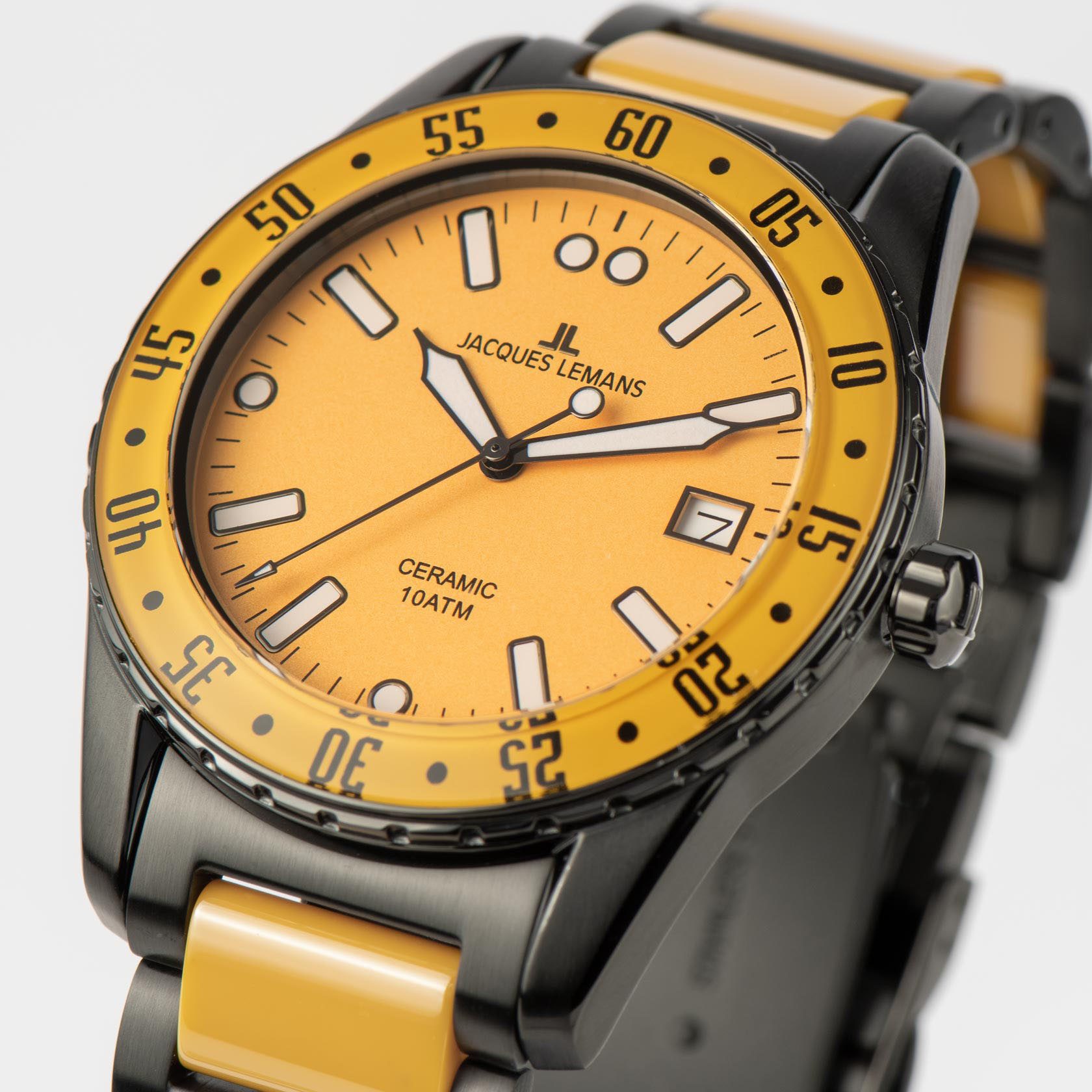 Jacques Lemans Keramikuhr Liverpool 42-10I, Quarzuhr, günstig online kaufen