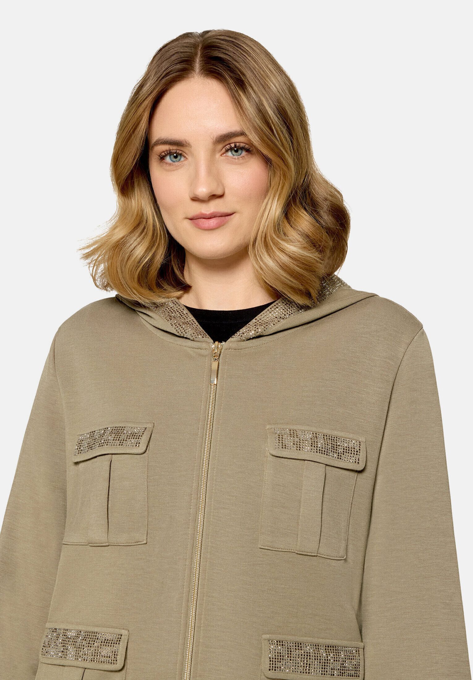 Betty Barclay Sweatjacke Damen mit Kapuze – Bild 4 von 5