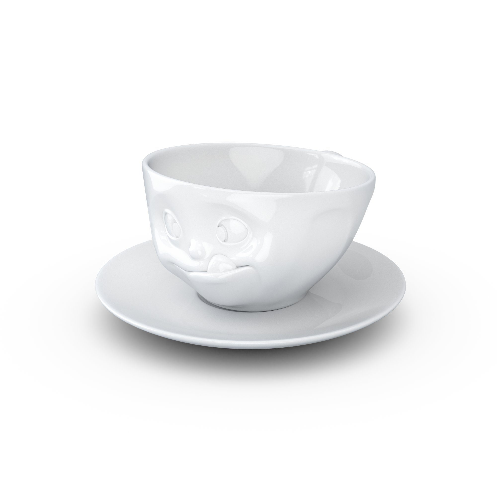 FIFTYEIGHT PRODUCTS Tasse Tasse Lecker weiß - 200 ml, 1-tlg.