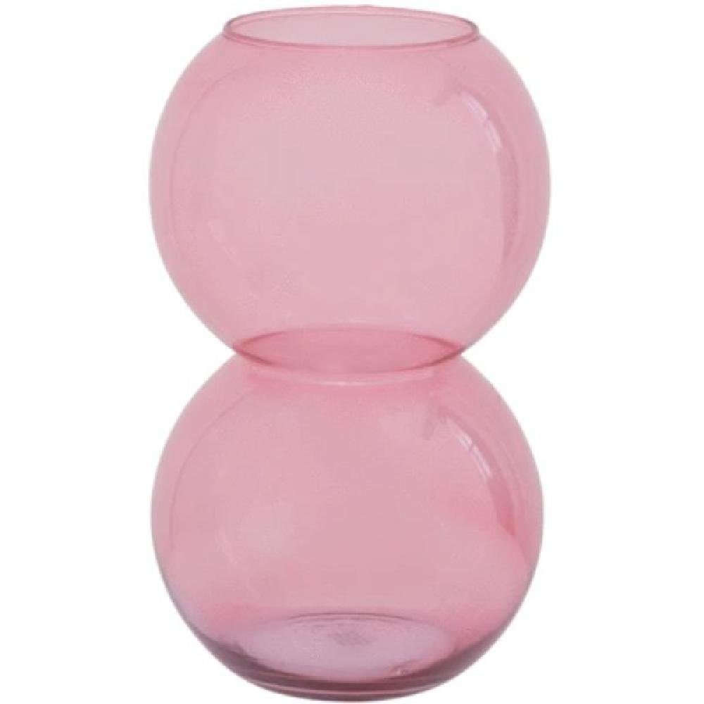 Urban Nature Culture Dekovase Vase Recyled Glass Bulb Branded Apricot Pink