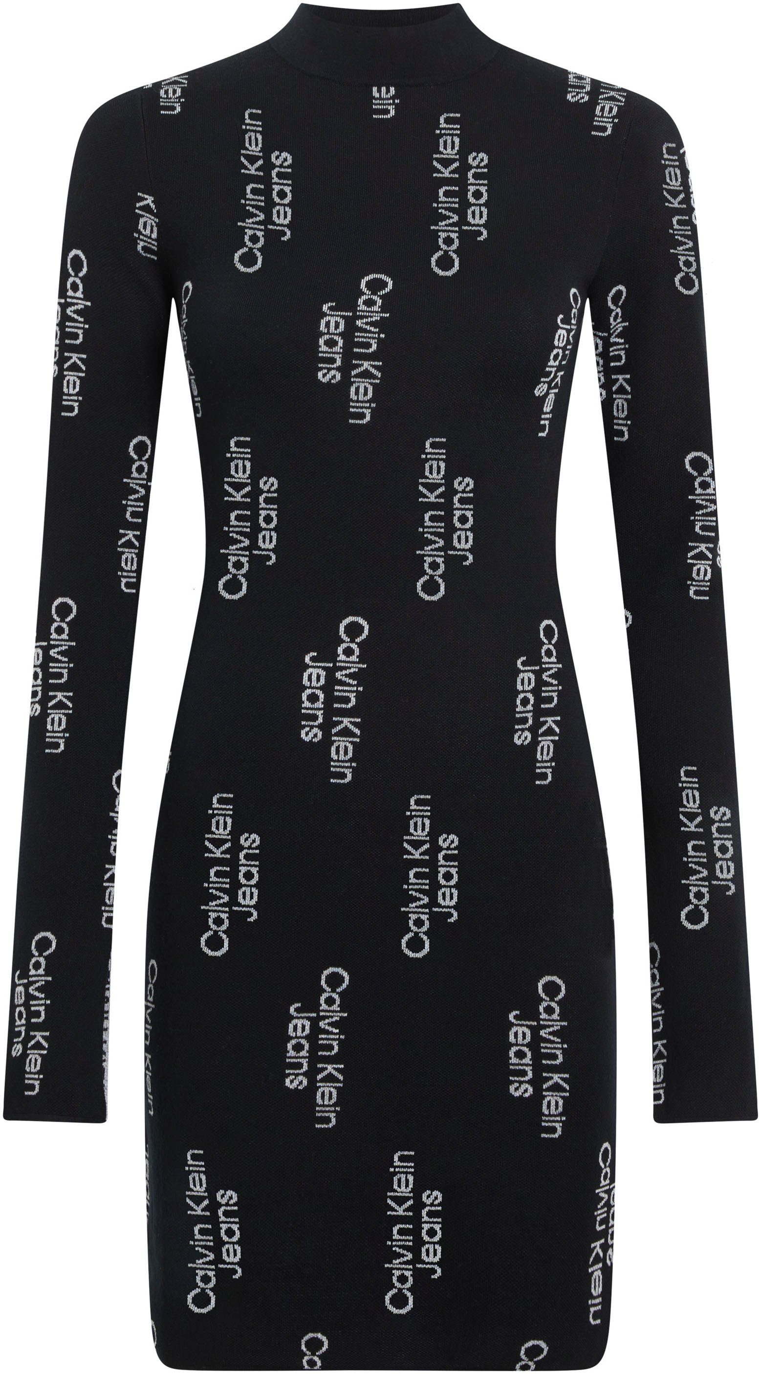 Calvin Klein Jeans Sweatkleid LOGO DRESS SWEATER JACQUARD