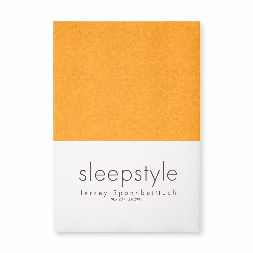 Sleepstyle Spannbettlaken SleepStyle, Jersey, Gummizug: rundum, (1 Stück), 100% Baumwolle