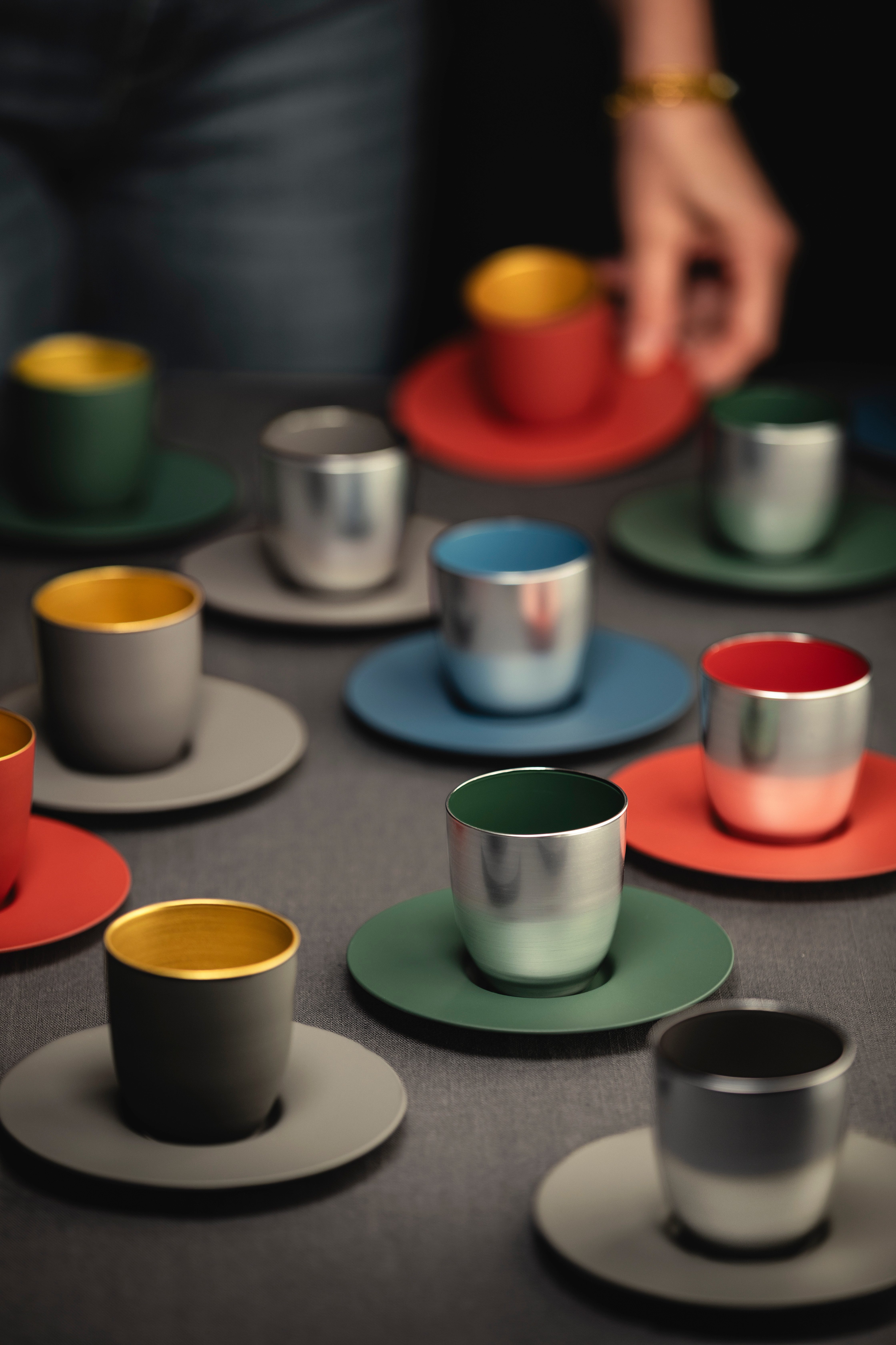 Eisch Germany Espressoglas COSMO COLLECT, 2-tlg., Kristallglas, Handveredeltes Kaffee-Set in Geschenkröhre