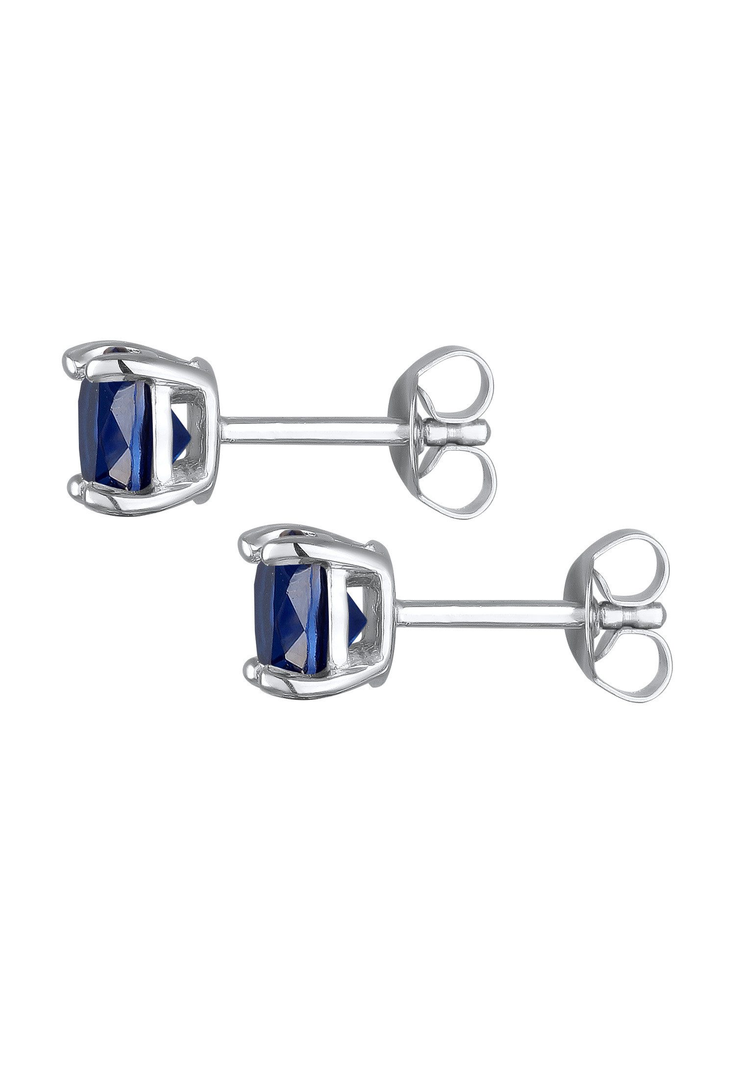 Kuzzoi Paar Ohrstecker Basic Stecker Geo Kristalle 925 Silber