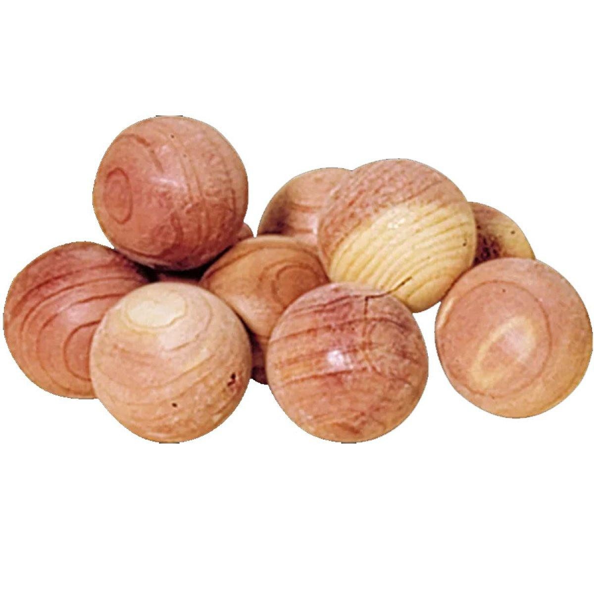 Bürstenhaus Redecker Garderobenhaken Bürstenhaus Mottenschutz Mottenkugeln Zedernholz (10er-Set)