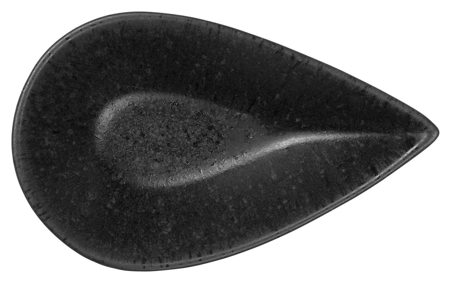 ASA SELECTION Dipschale GRANDE NERO, 13,5 x 8,5 cm, Schwarz, Glasiert, Steingut, Spülmaschinengeeignet