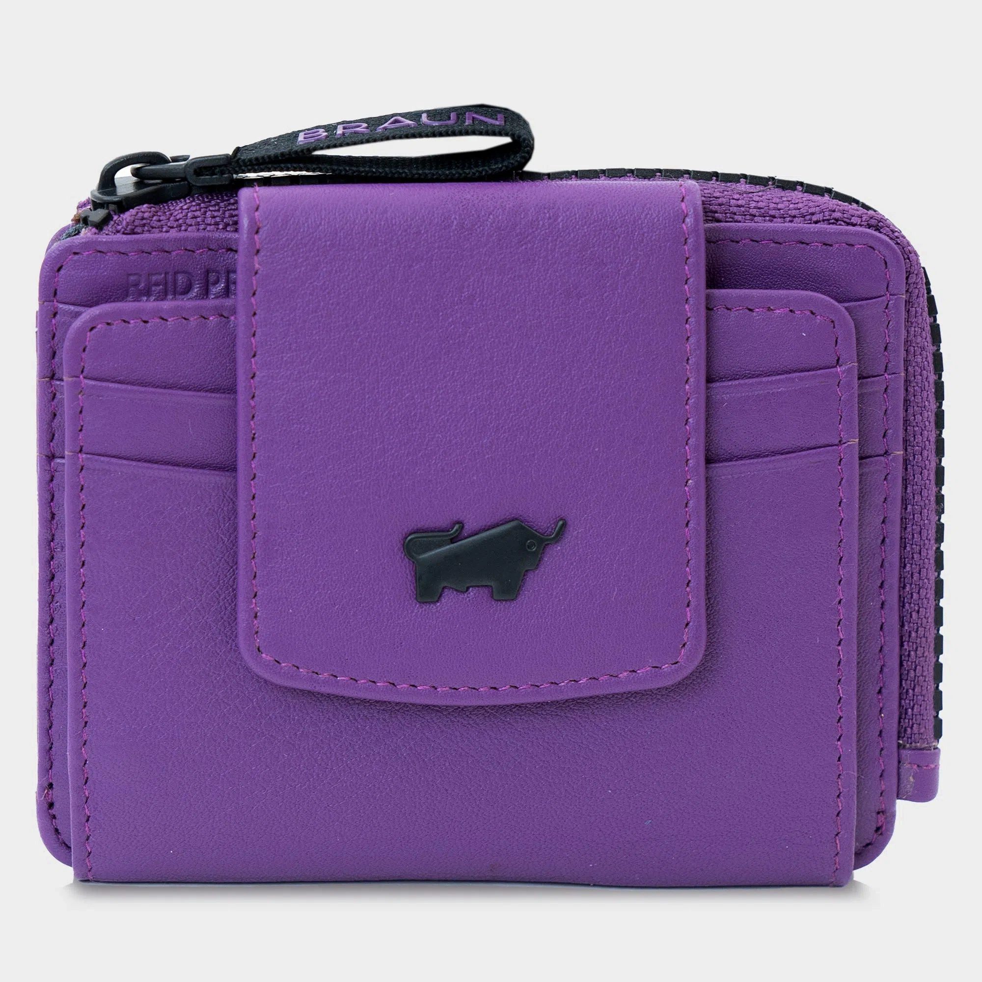 Geldbörse CAPRI RFID Kartenbörse 8CS viola