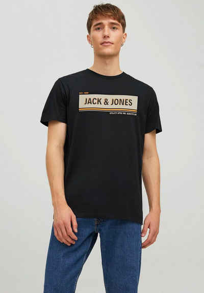 Jack & Jones Rundhalsshirt JCOADAM TEE SS CREW NECK FST