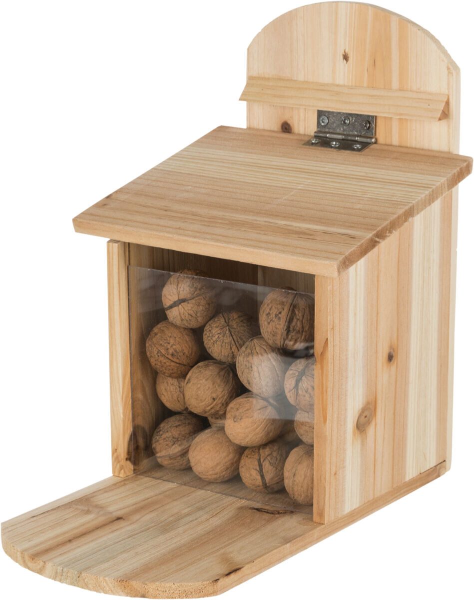TRIXIE Futterspender Futterstation für Eichhörnchen - diverse - 20 × 30 × 30 cm