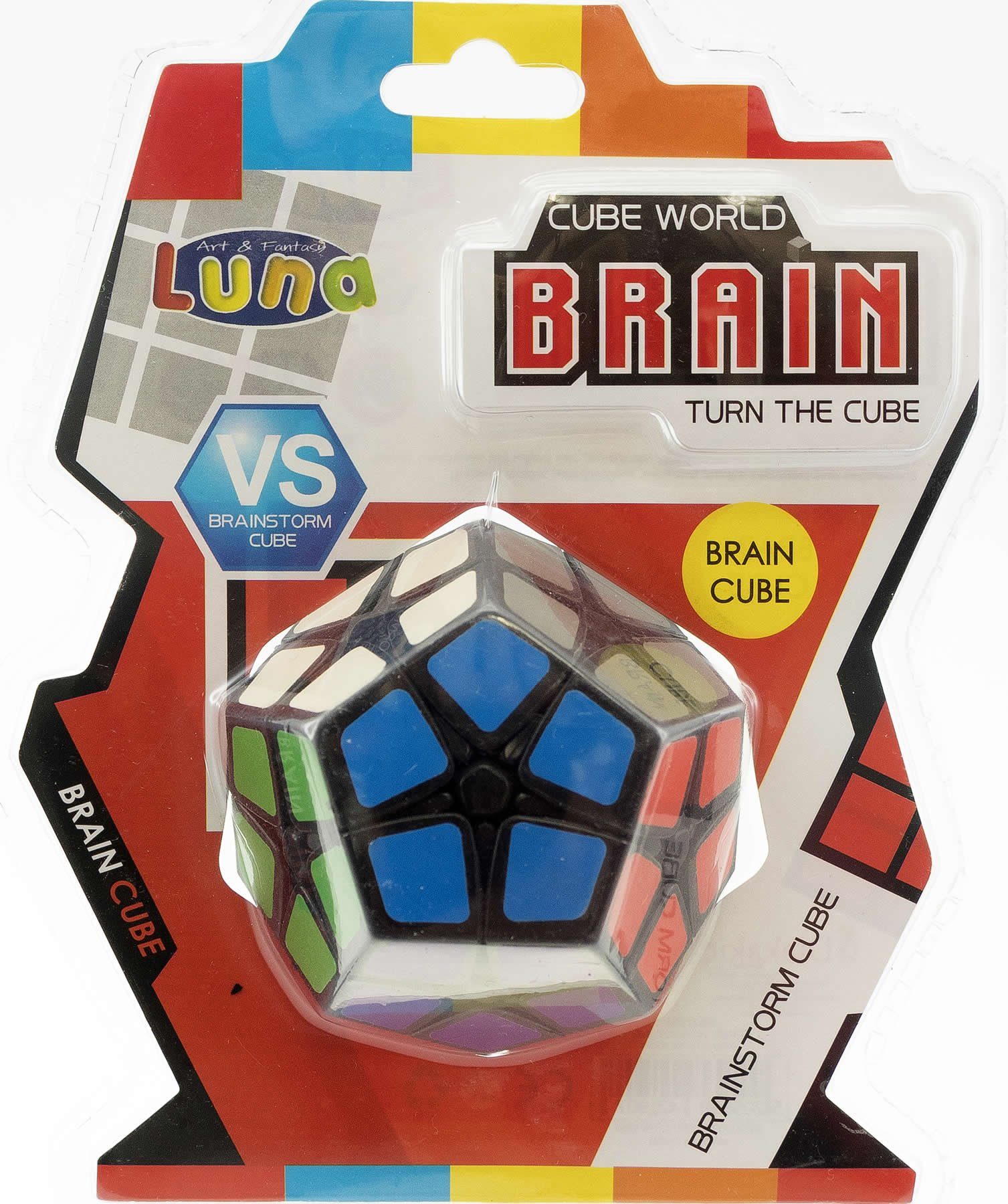 Diakakis Lernspielzeug Zauberwürfel Brain Megaminx 2x2x2 12 Farben