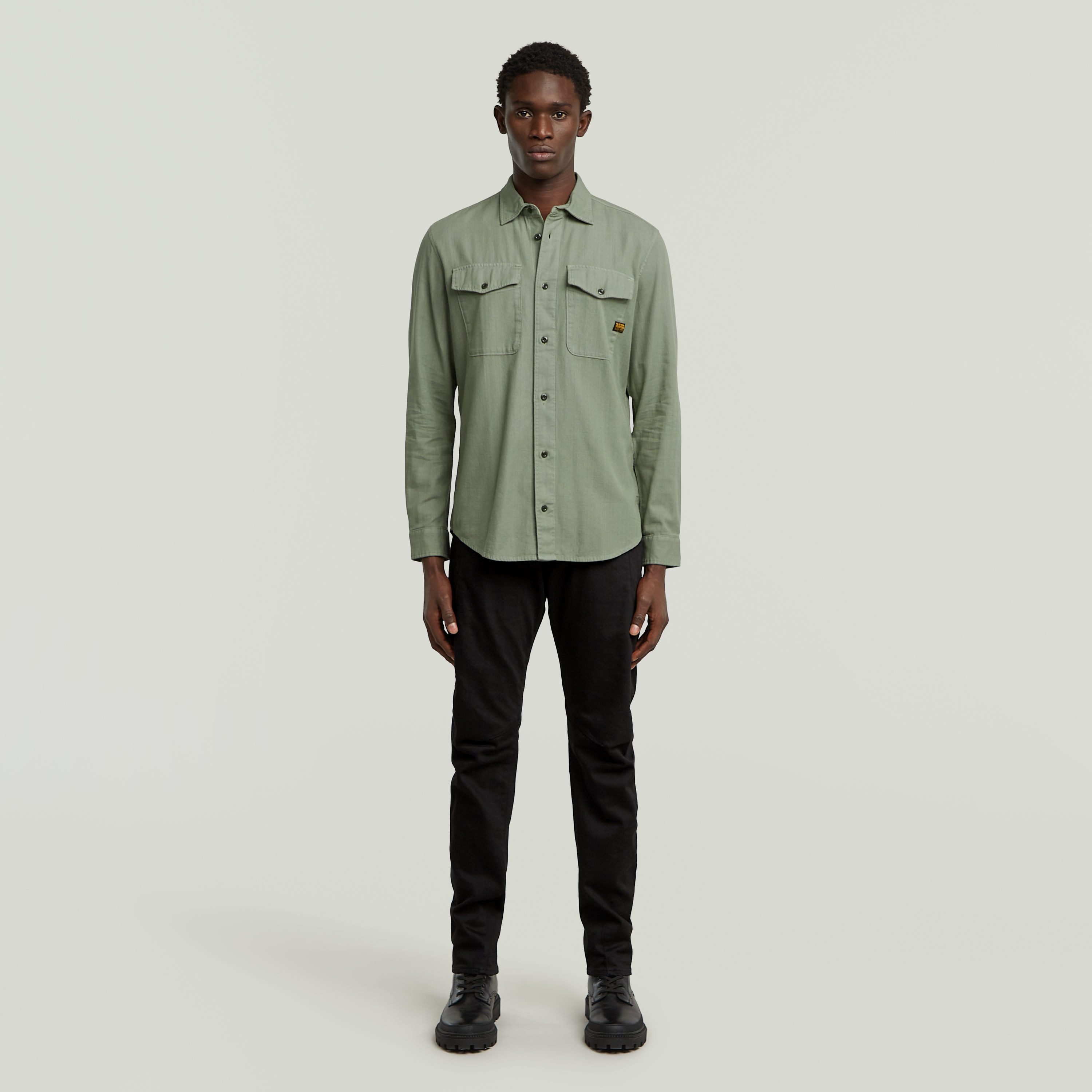 G-STAR Jeanshemd Marine Slim mit Pattentaschen