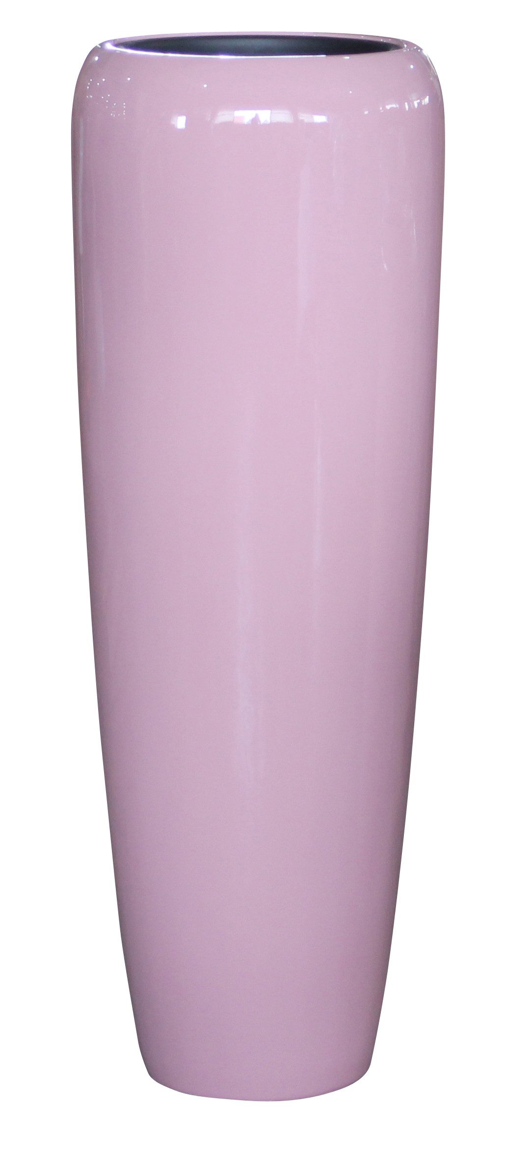 Flingora Bodenvase Cleo, mit Einsatz - Fiberglas - Indoor & Outdoor - Hellrosa - Höhe 97 cm