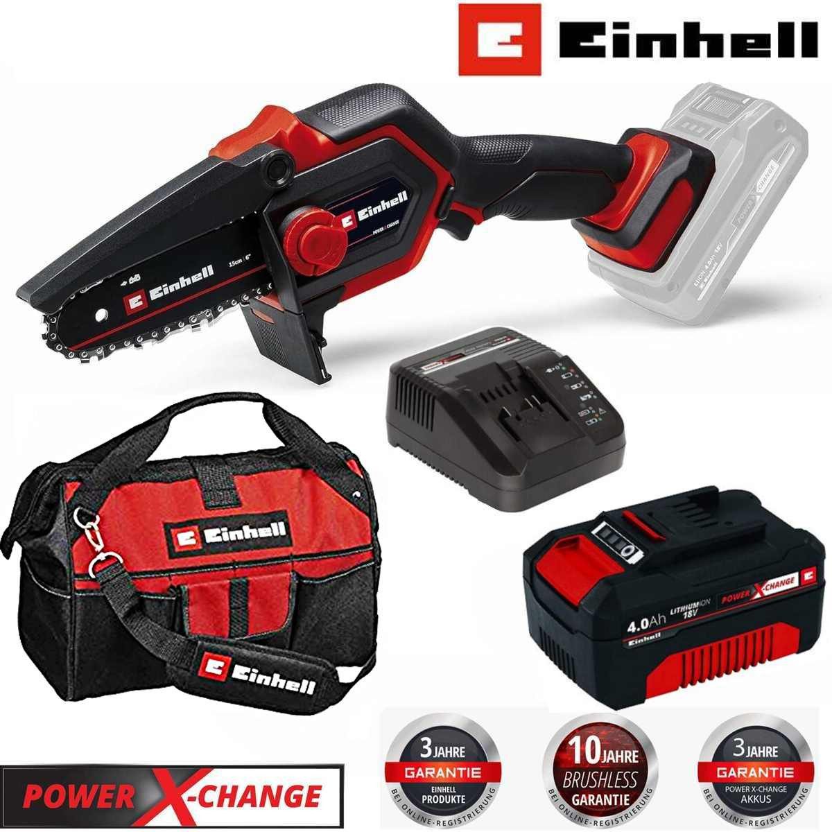 Einhell Akku-Kettensäge Astkettensäge GE-PS 18/15 Li günstig online kaufen