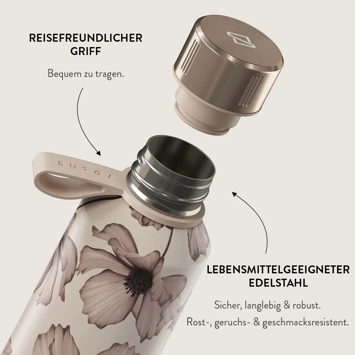 BURGA Trinkflasche Barely Yours Water Bottle 500ml