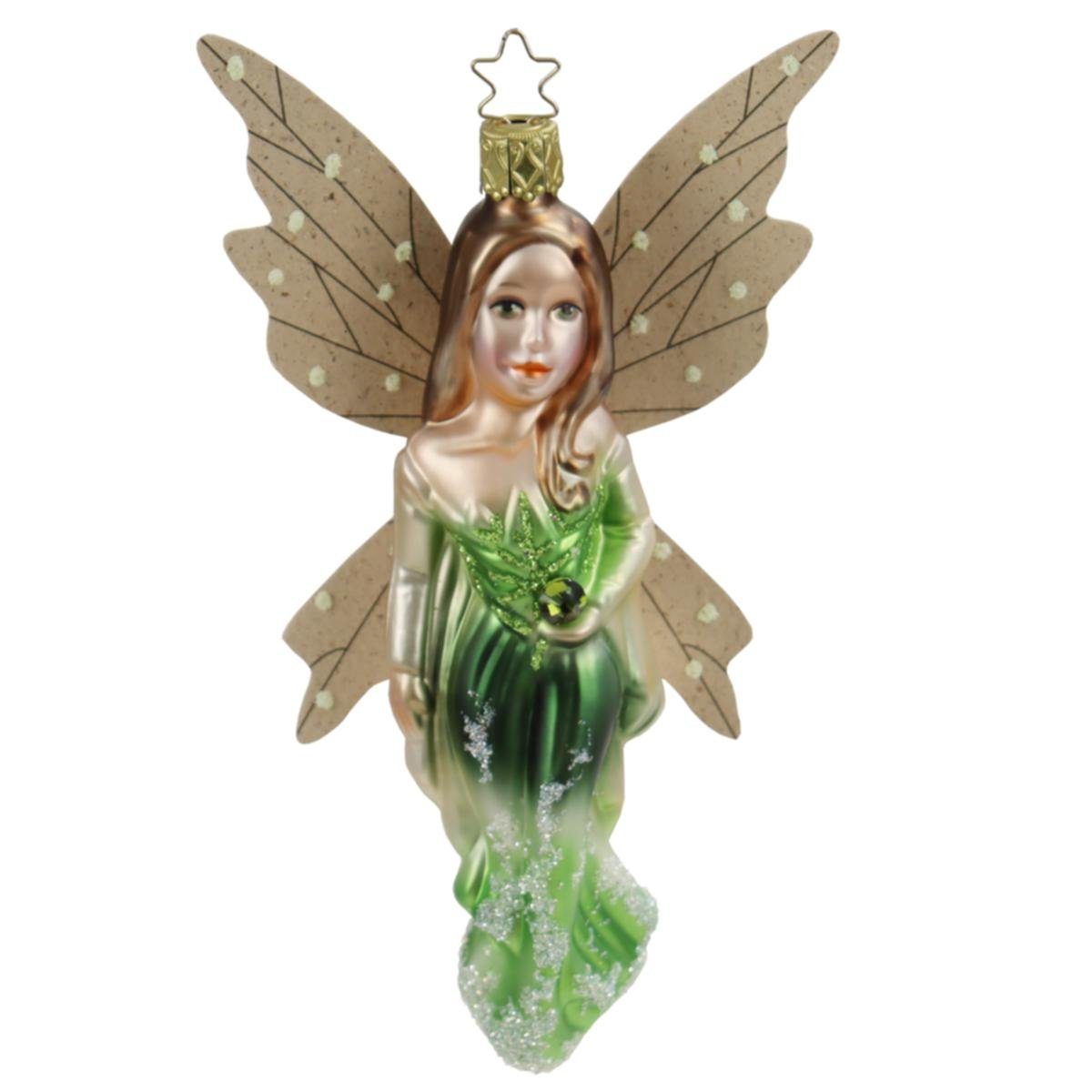 INGE-GLAS® Christbaumschmuck INGE-GLAS® Weihnachts-Anhänger Fee Florindel ca.15 cm (1-tlg)