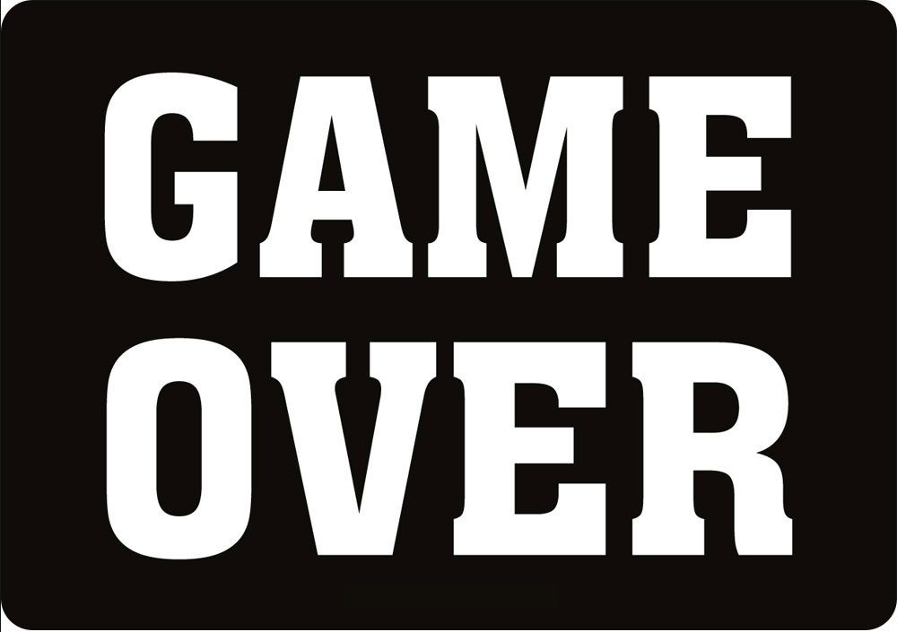 Mauspad Game Over - Mousepad - Mousepad