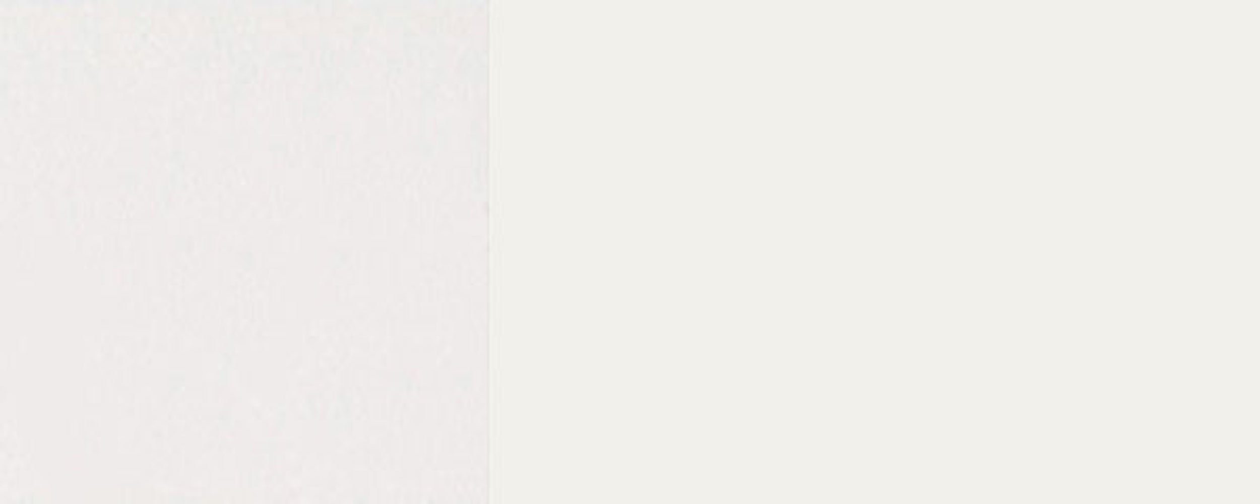 grifflos Hochglanz Front- 9016 RAL mit Klapphängeschrank 80cm Glaseinsatz verkehrsweiß wählbar Feldmann-Wohnen 1-türig & (Napoli) Korpusfarbe Napoli