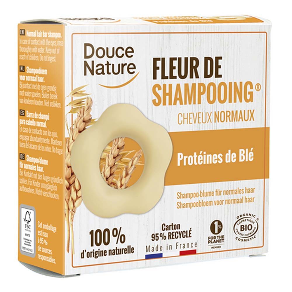 Douce Nature Haarseife Fleur de Shampooing - Normales Haar 85g