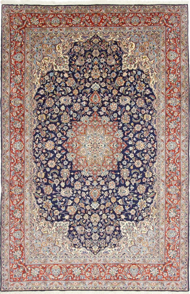 Orientteppich Kerman 198x301 Handgeknüpfter Orientteppich / Perserteppich Läufer, Nain Trading, rechteckig, Höhe: 12 mm