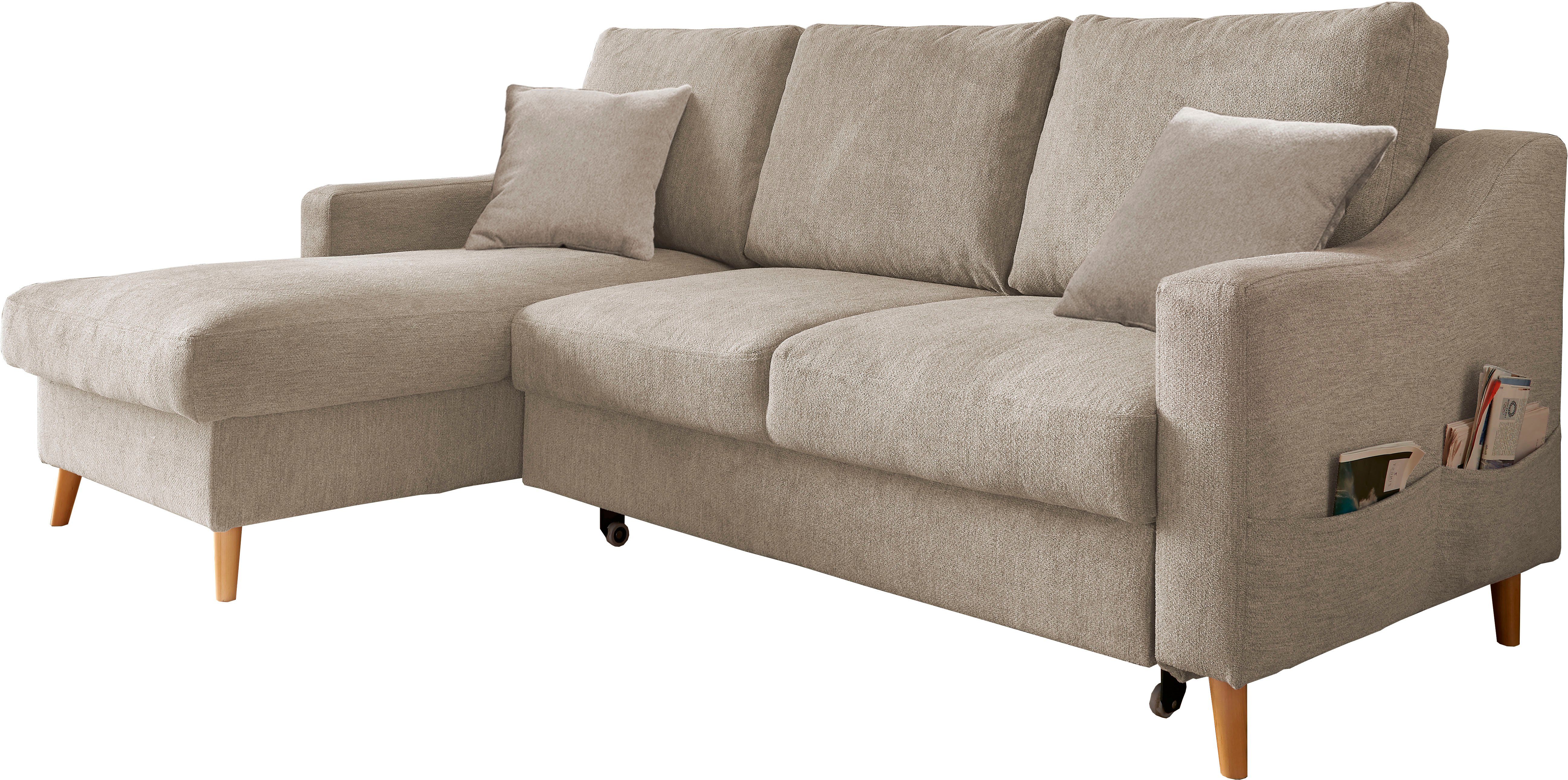 INOSIGN Ecksofa Valentina L-Form, 2 Zierkissen, günstig online kaufen