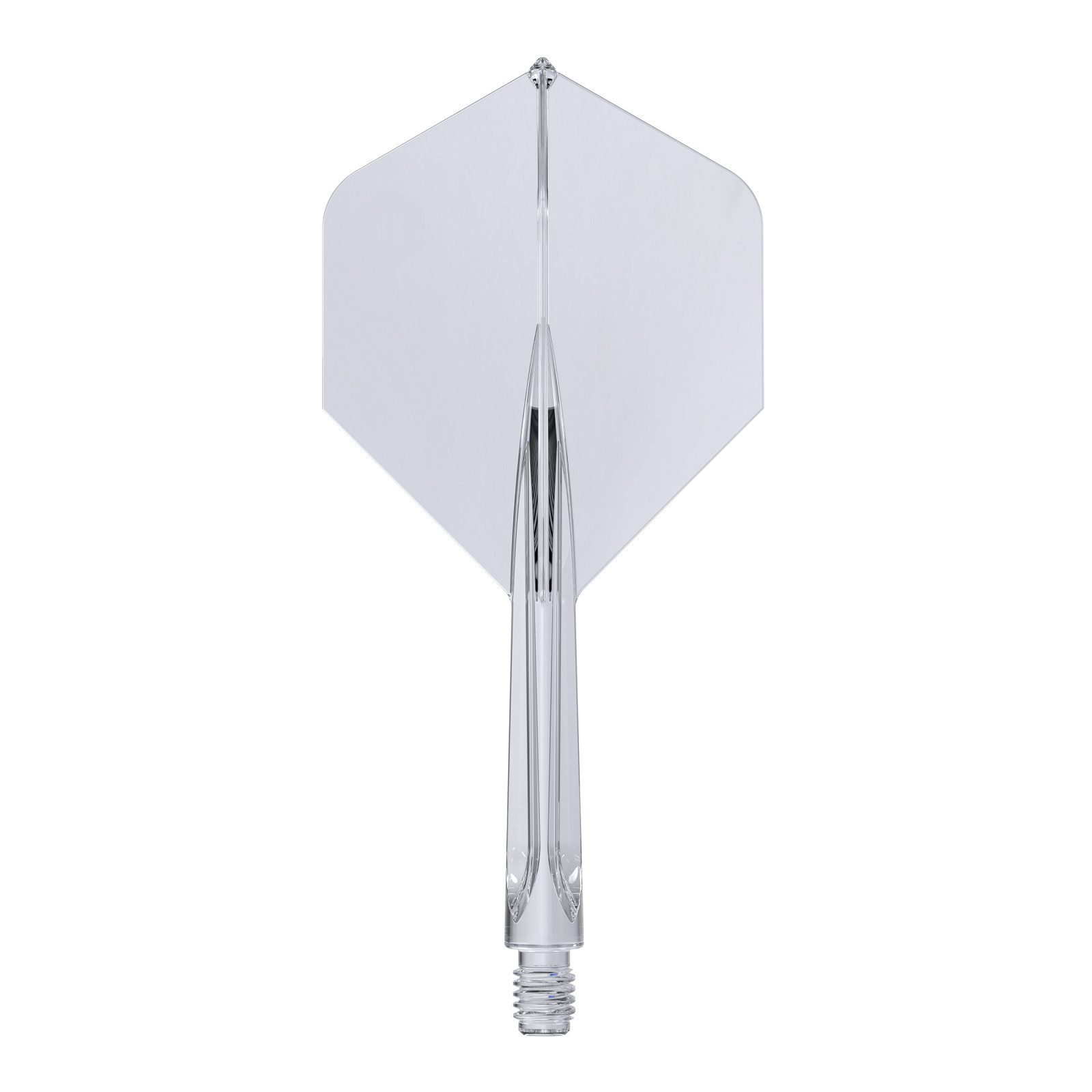 unicorn Dart-Flights Unicorn FORGE, All in One Shaft, Medium, Clear