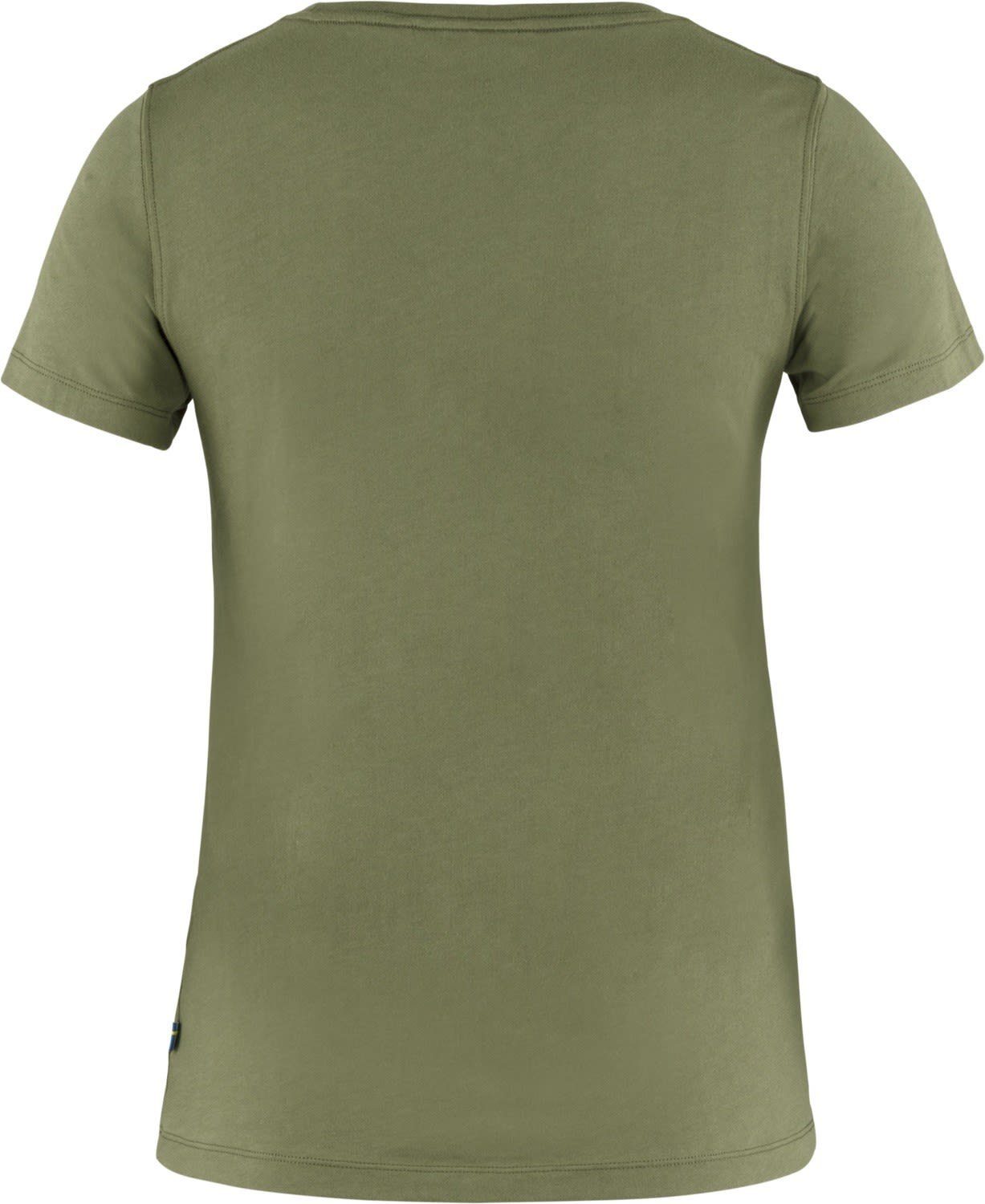 Kurzarm-Shirt Övik Green W Fjällräven T-Shirt Fjällräven Damen T-shirt
