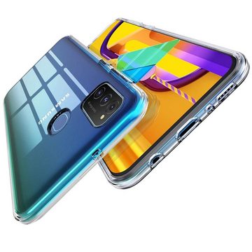 CoolGadget Handyhülle Transparent Ultra Slim Case für Samsung Galaxy M31 6,4 Zoll, Silikon Hülle Dünne Schutzhülle für Samsung M31 Hülle