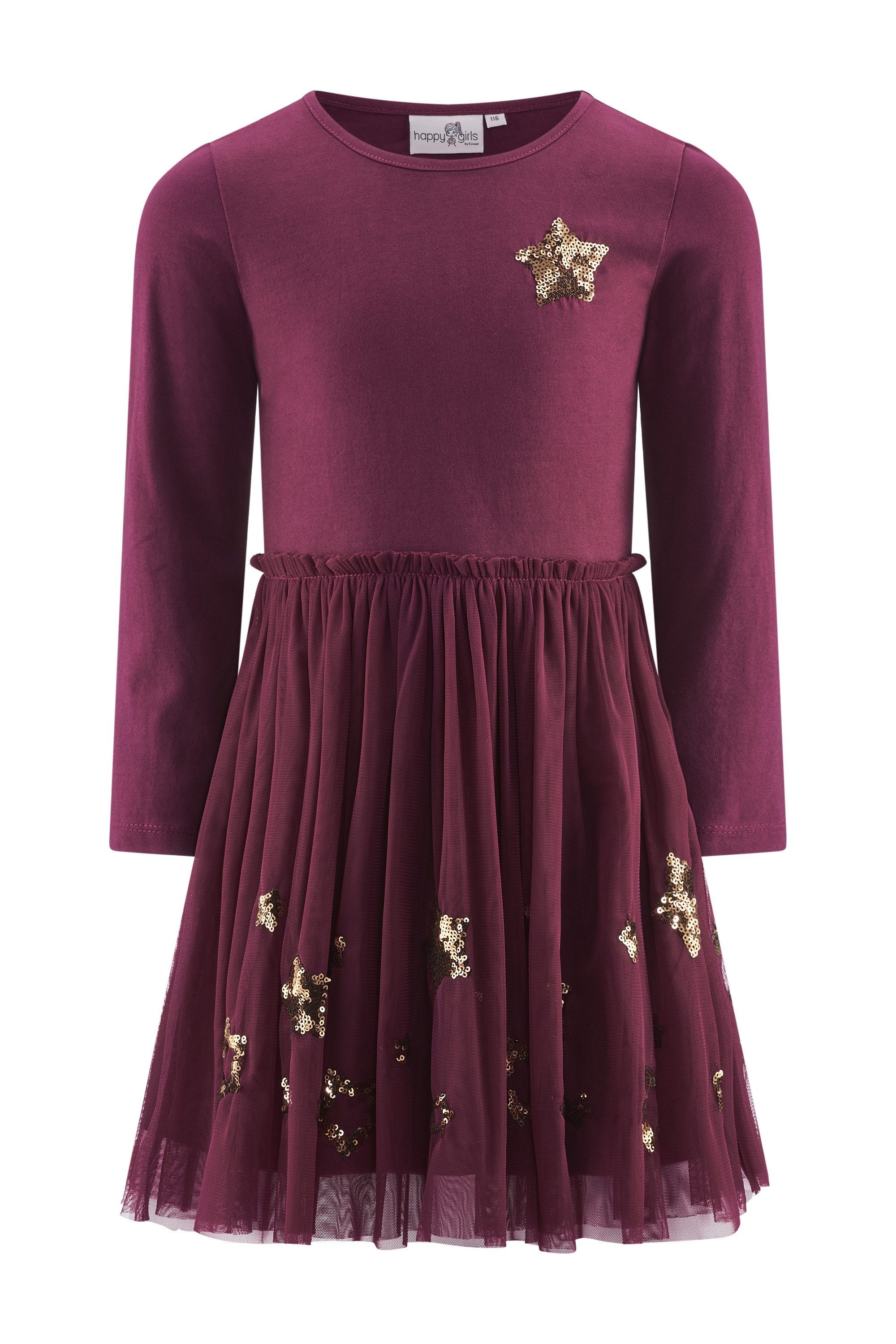 happy girls Jerseykleid Baumwollmischung, Pailletten