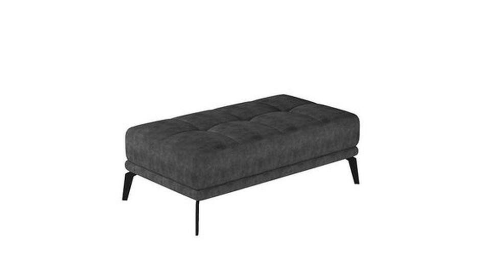Fußhocker Fußhocker Lounge Hocker xxl Club Ottomane Leder Textil Ottomane