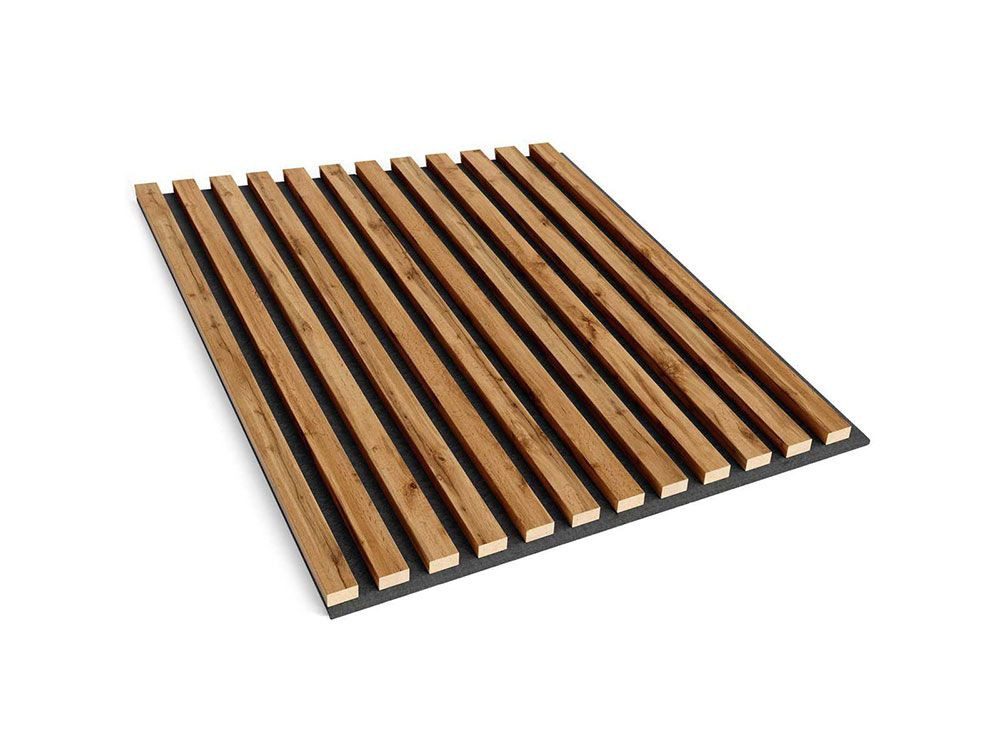 Mebano 3D Wandpaneel 6tlg. 40x40cm Akustikpaneele Lamellenpaneel Stilvoller Schallschutz, 1 qm, (6-tlg) einfache Montage, effektive Schalldämmung