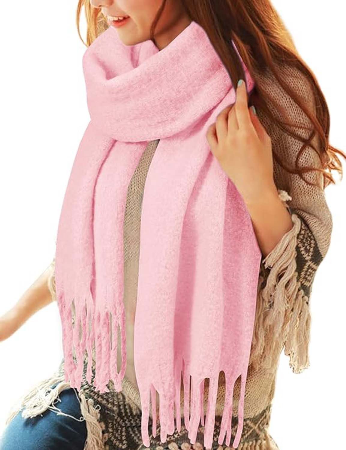 Bextsrack Modeschal Damen Winter Halstuch Kuschelig Dicker Schal Tücher günstig online kaufen