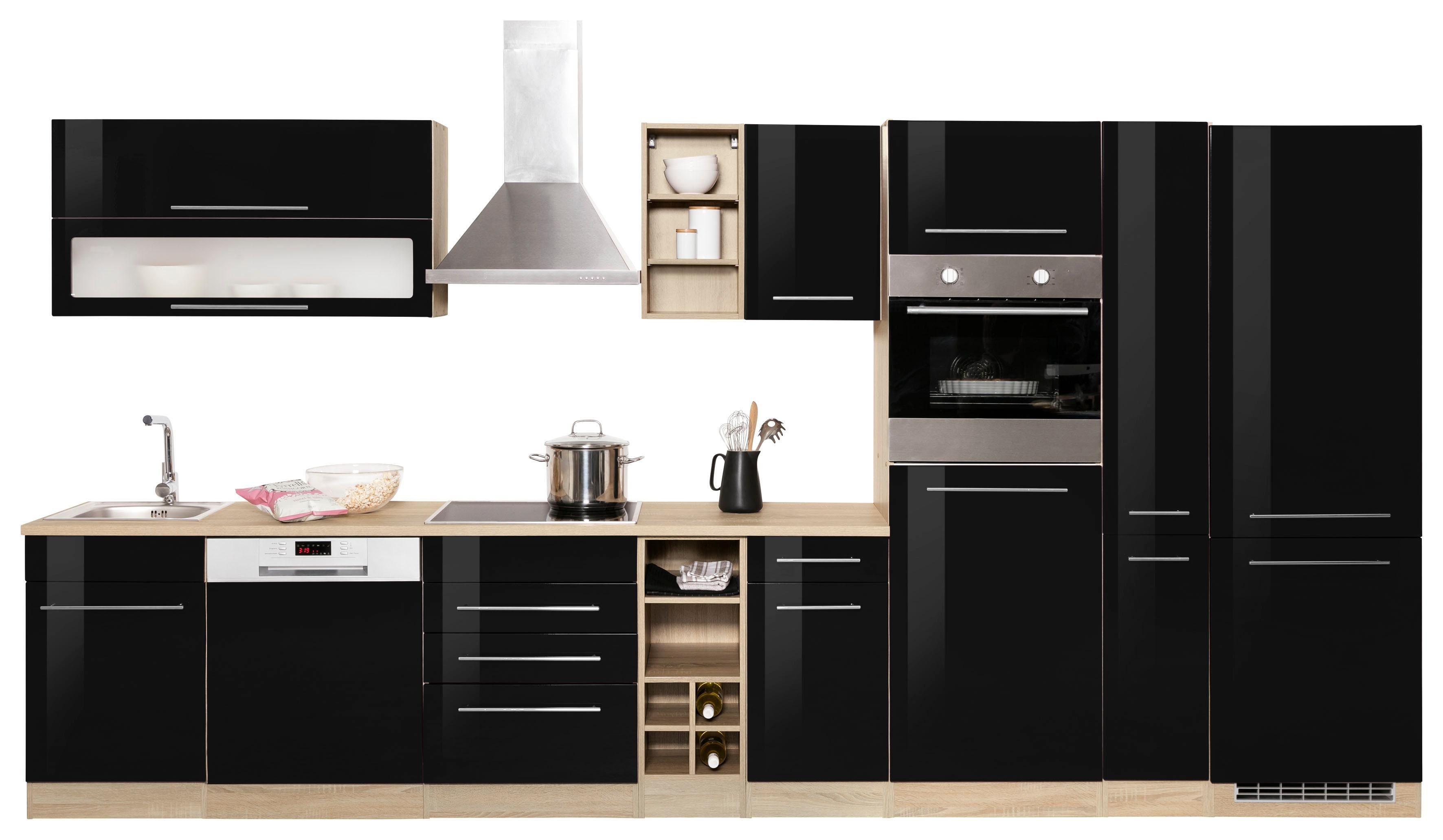 KOCHSTATION Кухниzeile KS-Eton, ohne E-Geräte, Breite 390 cm