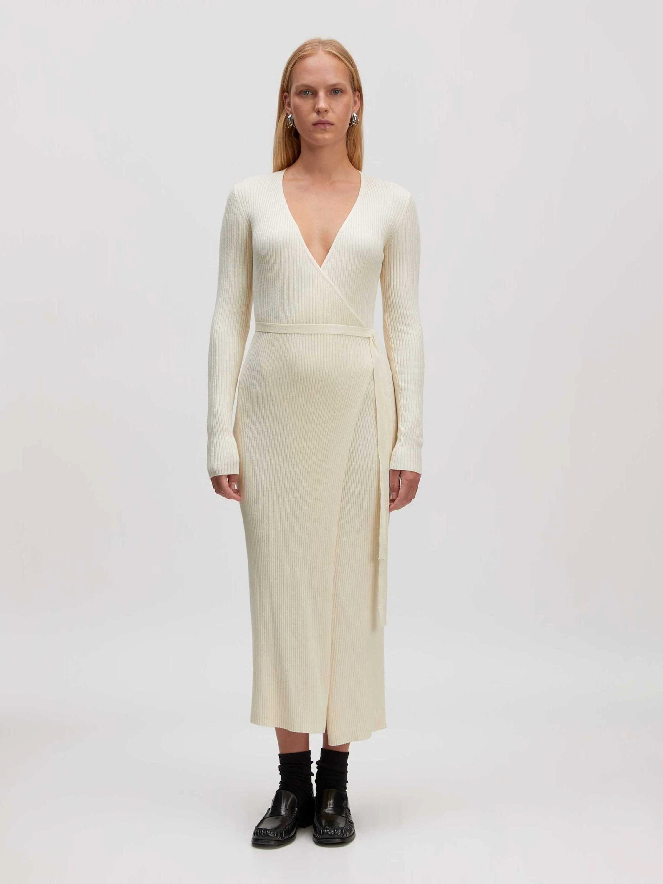 EDITED Strickkleid Mailien (1-tlg) Wickel-Design
