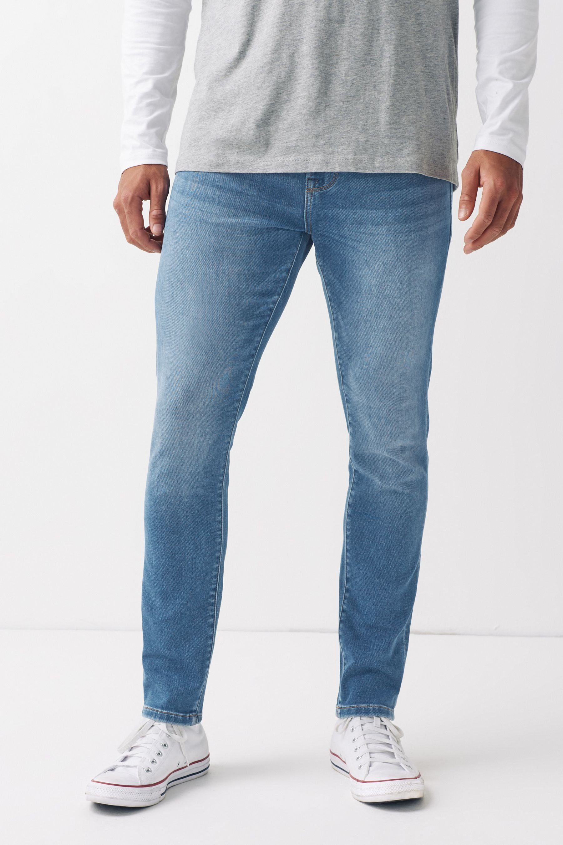 (1-tlg) Skinny-fit-Jeans Light Next Blue