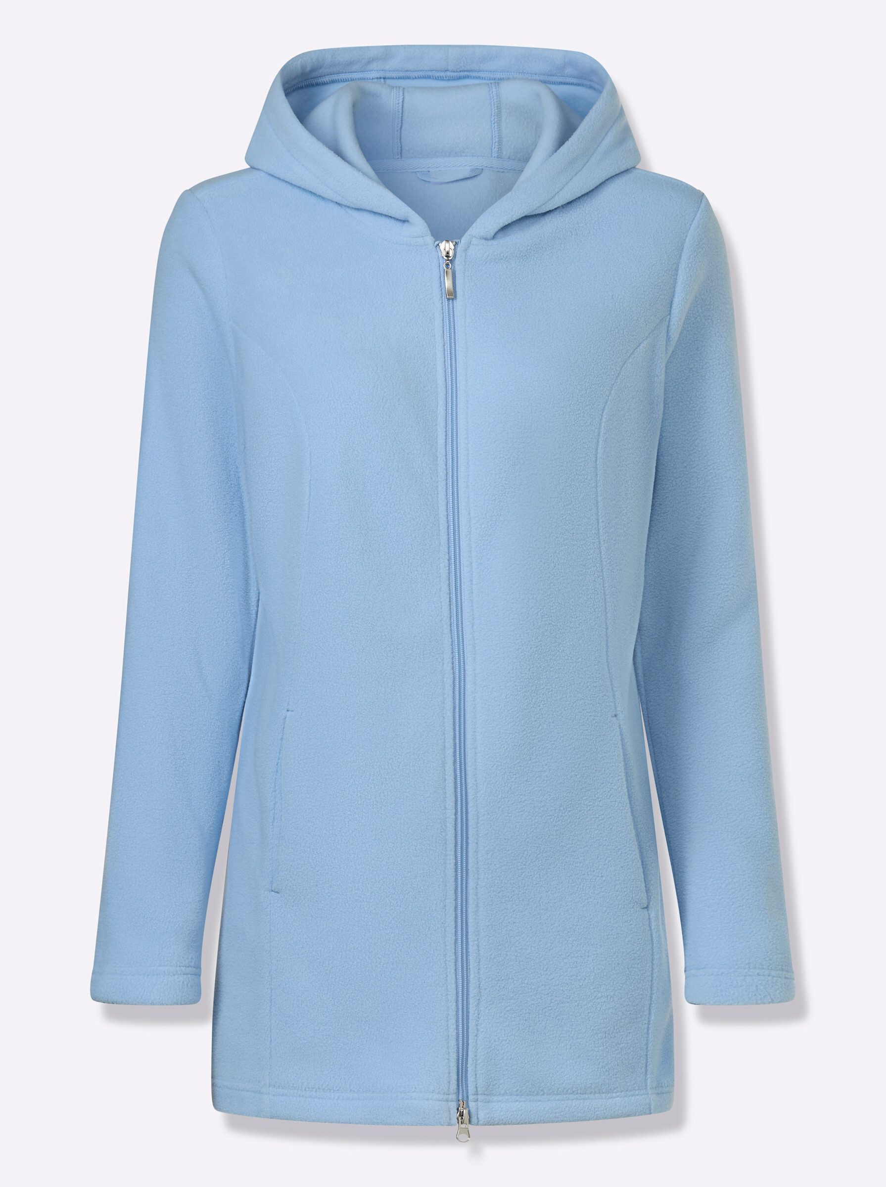 Sieh an! Fleecejacke Long-Fleecejacke Langarm – Bild 3 von 5