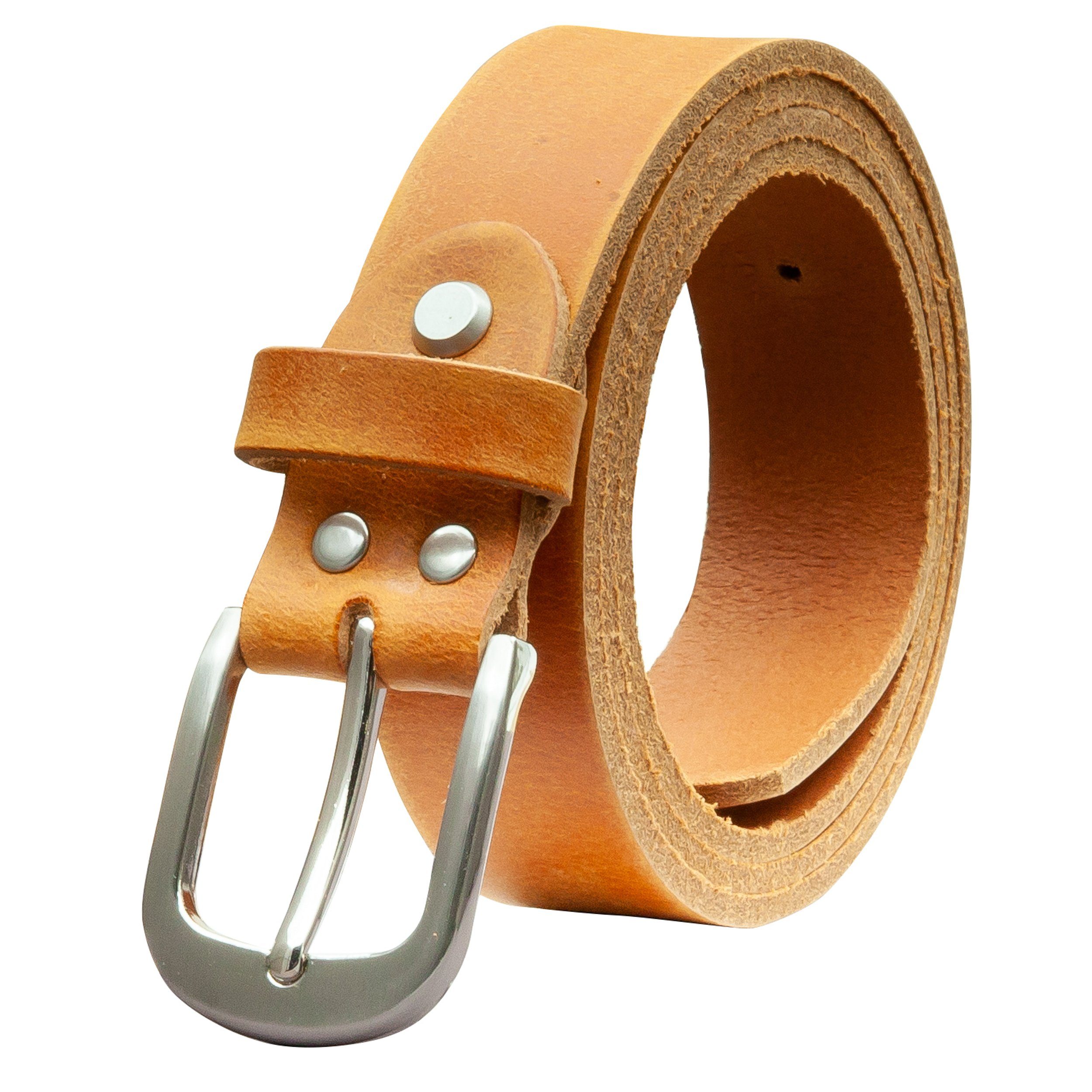 Ledergürtel OM323-GE-Cognac
