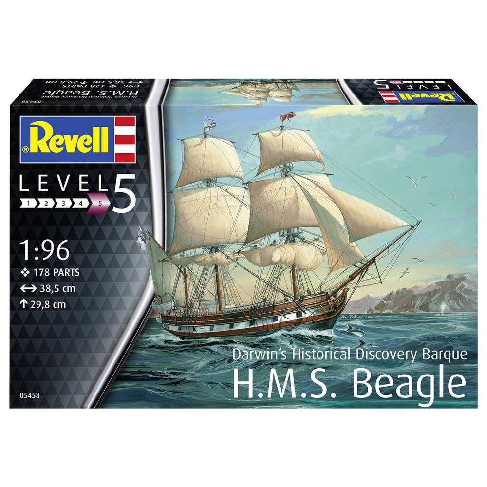 Revell® Modellbausatz Darwin's Historical Discovery Barque H.M.S. Beagle Schiffsmodell