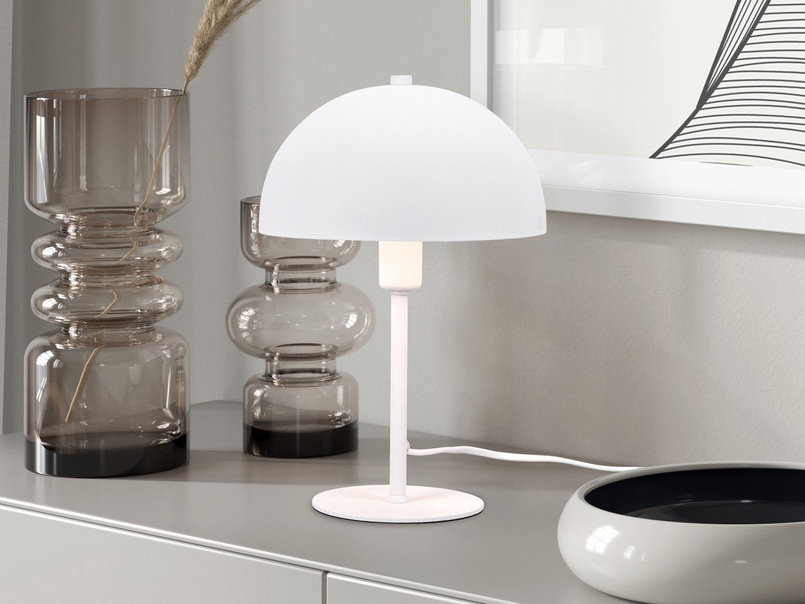 TRIO Leuchten LED Nachttischlampe, Dimmfunktion, LED wechselbar, Warmweiß, günstig online kaufen