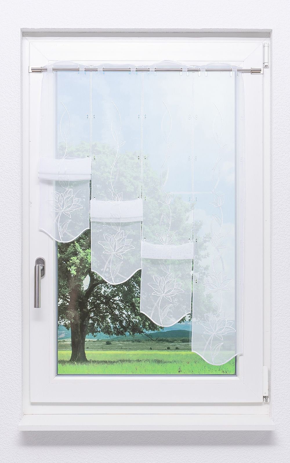 Plauener Spitze® Panneaux Kelchblüten, (1 St), günstig online kaufen