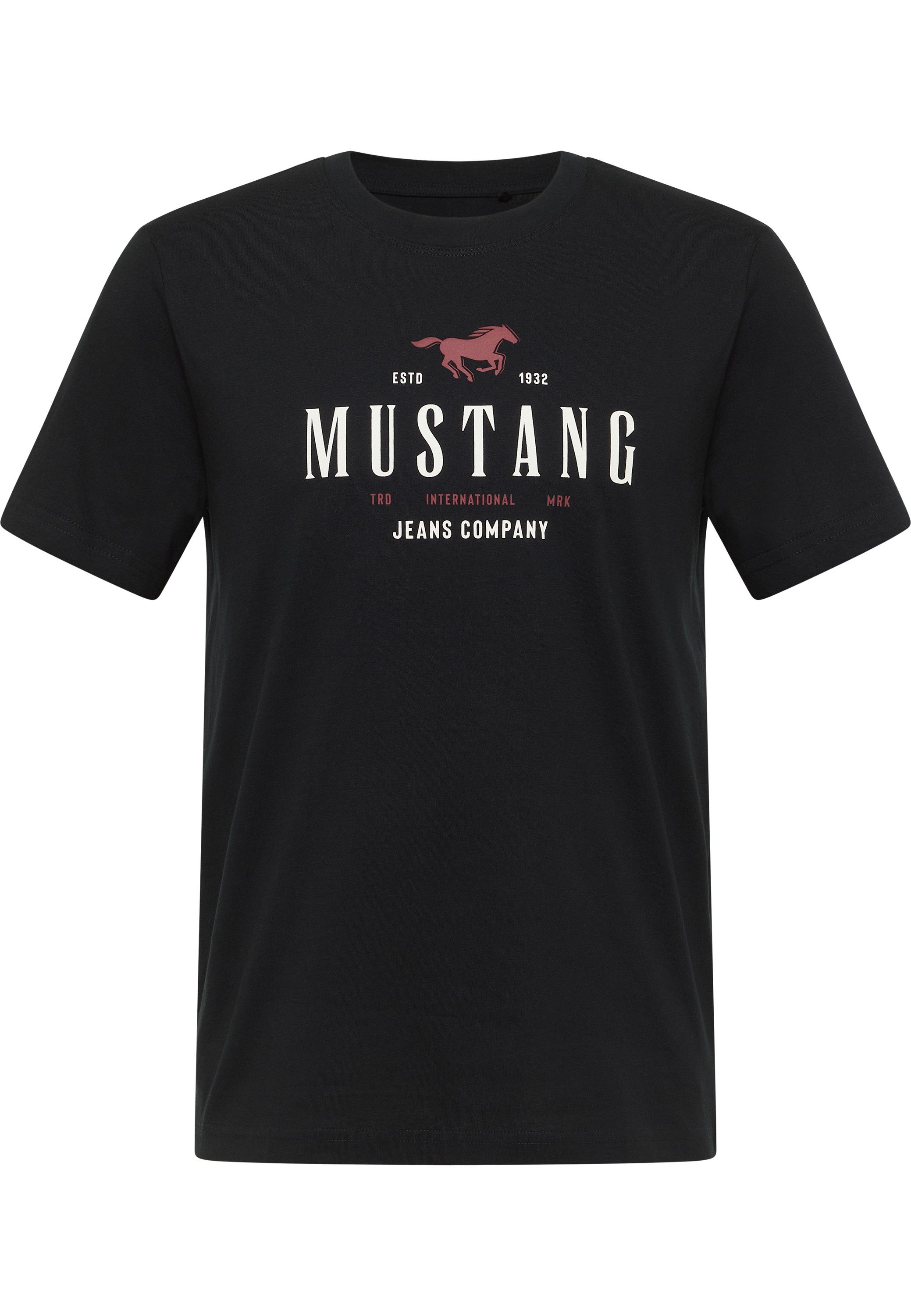 MUSTANG Kurzarmshirt Herren Style Alex C Print günstig online kaufen