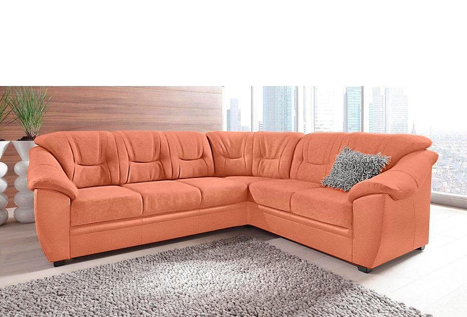 sit&more Ecksofa "Savona L-Form", wahlweise mit Bettfunktion, inklusive Fed günstig online kaufen