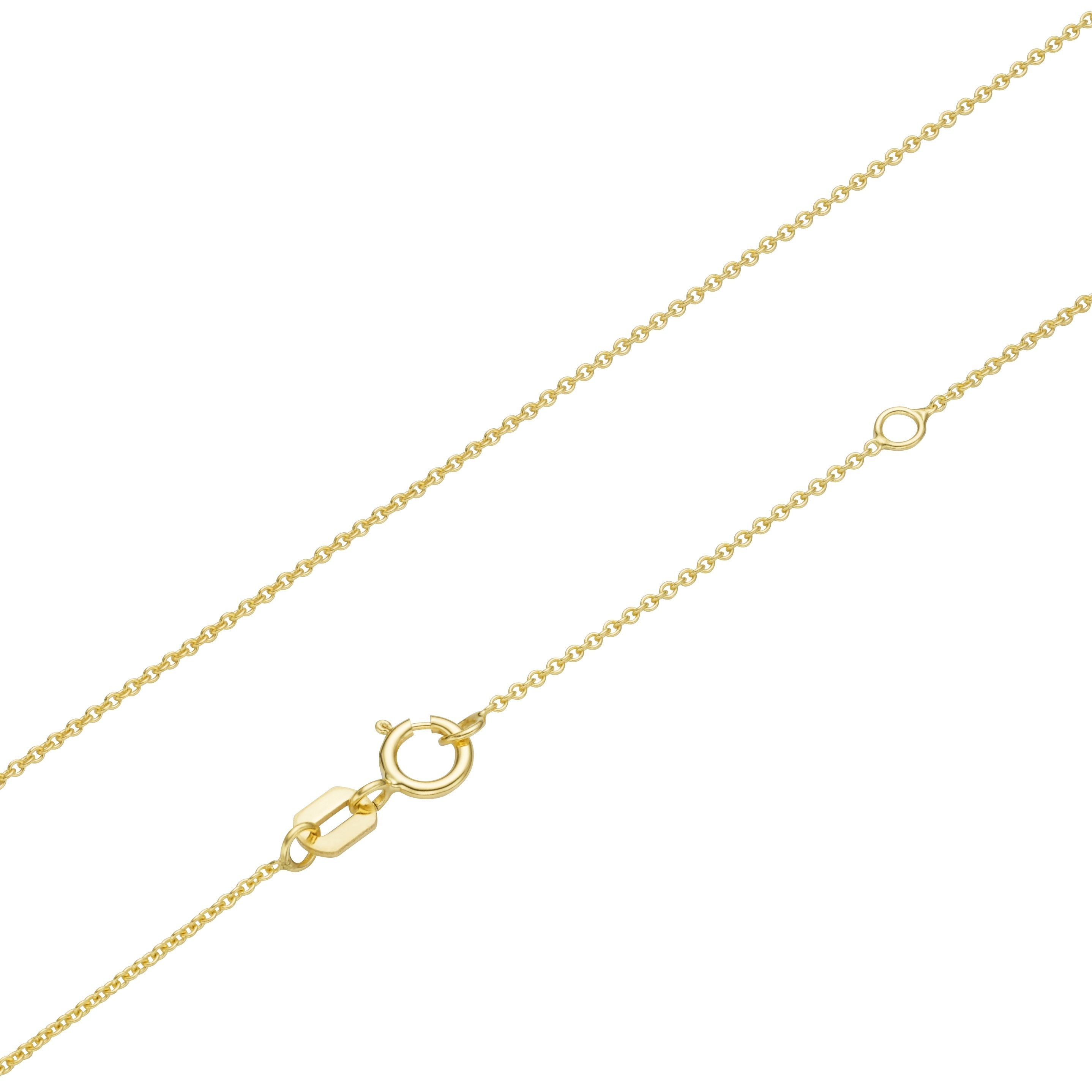 Luigi Merano Kette mit Anhänger mit Brillant in Krappenfassung, Gold 585 günstig online kaufen