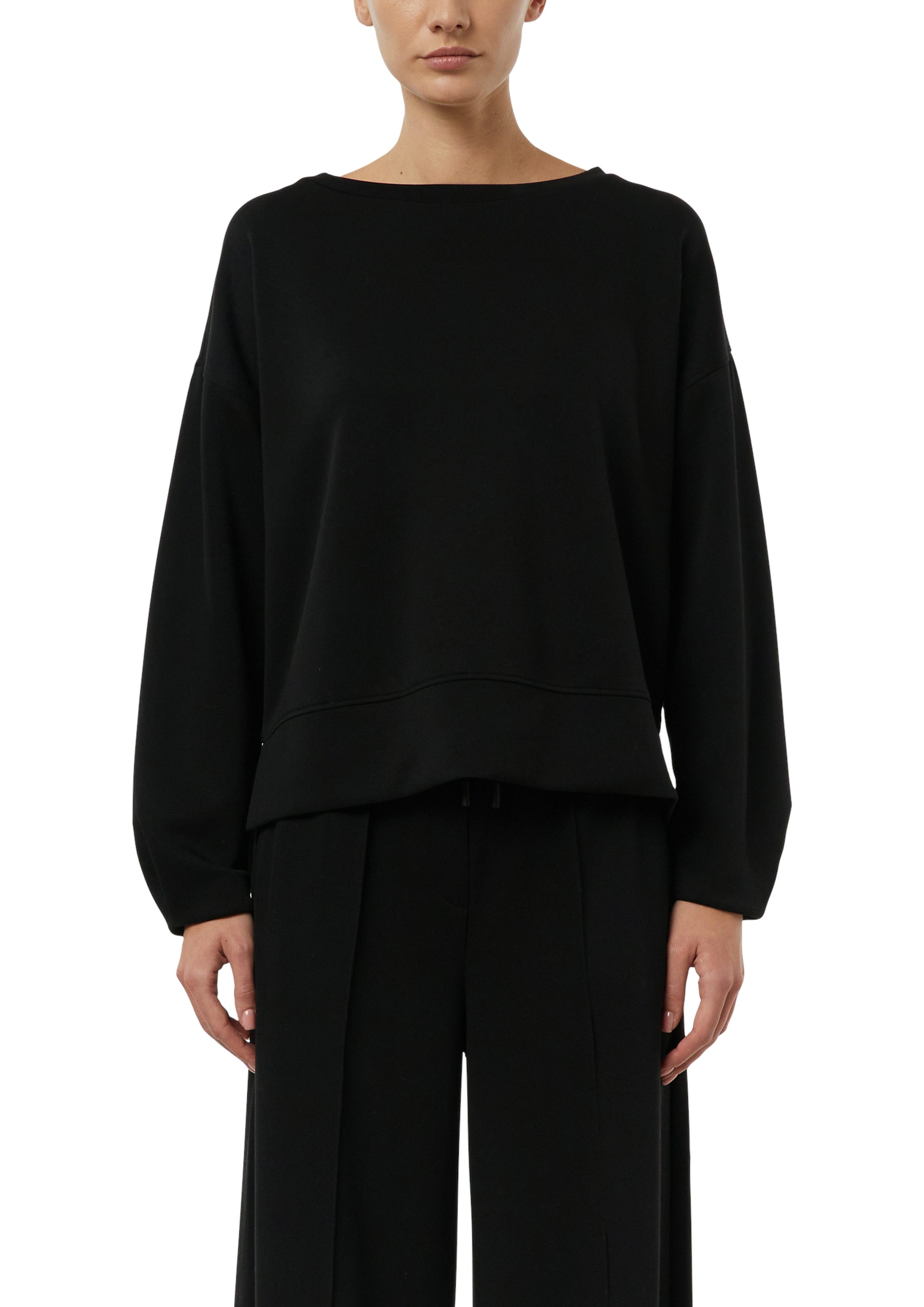 comma Sweater unifarben, mit Viskose und Stretch günstig online kaufen