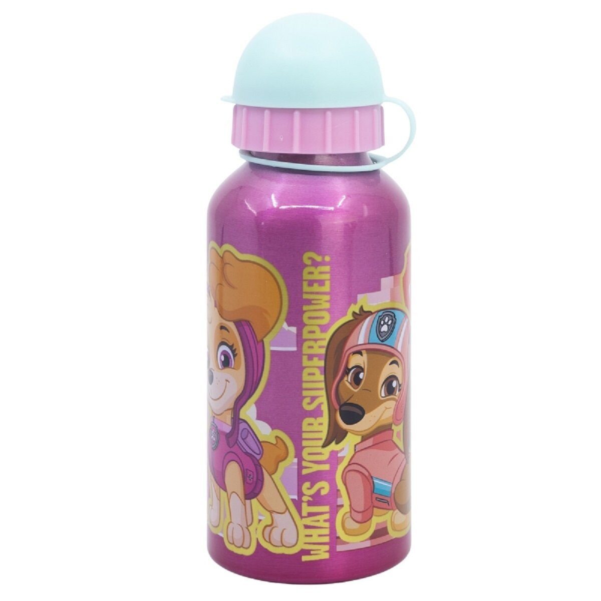 PAW PATROL Trinkflasche Paw Patrol Trinkflasche Aluminium, 400ml, mit Sicherheitsverschluss