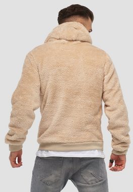 behype Kapuzensweatshirt HOOD aus weichem Teddyfleece