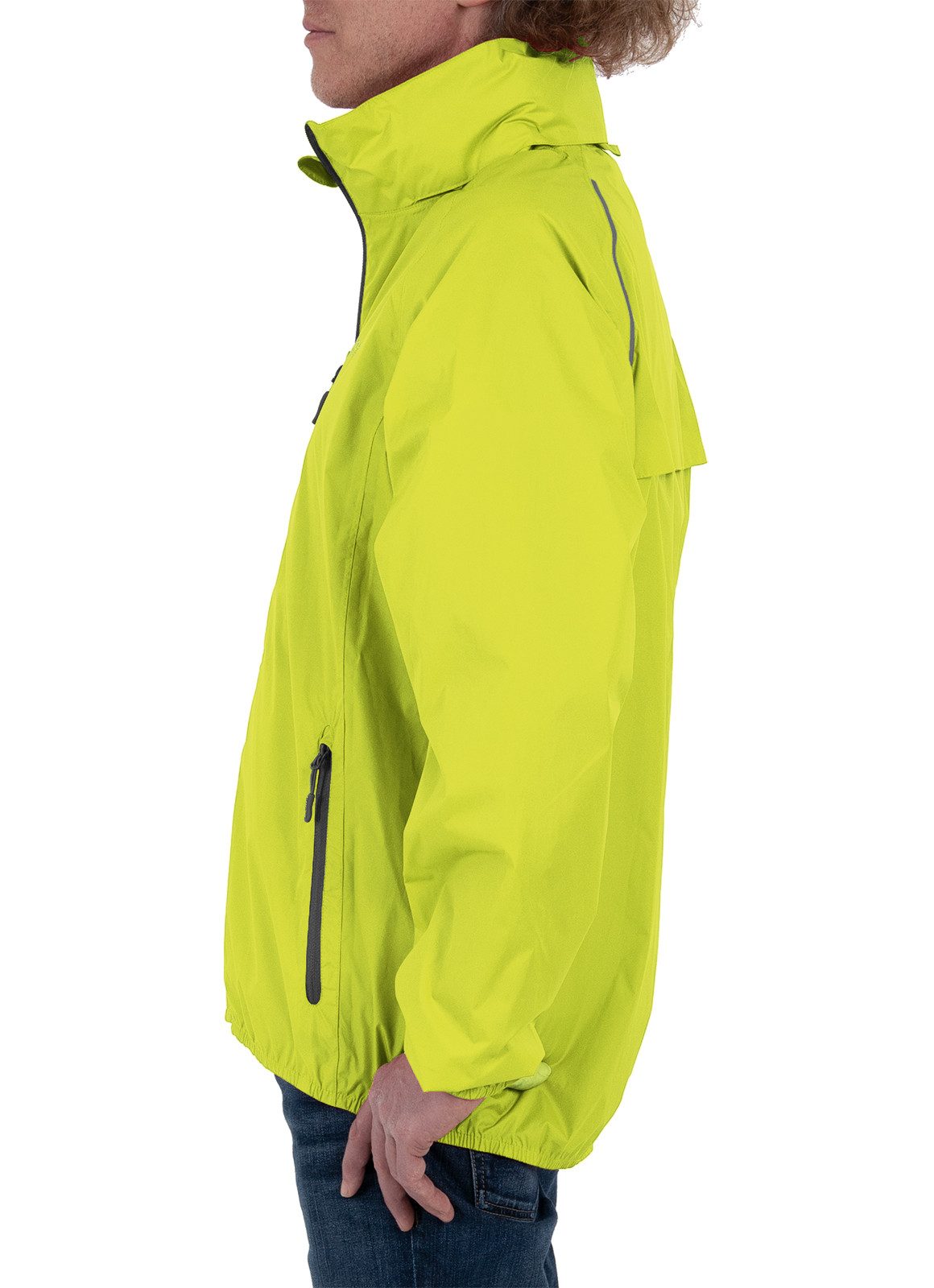 PRO-X ELEMENTS Regenjacke PACKable Verlängerter Rücken